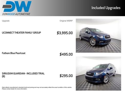 Used 2022 Chrysler Pacifica Touring-L w/ Uconnect Theater Family Group image 6