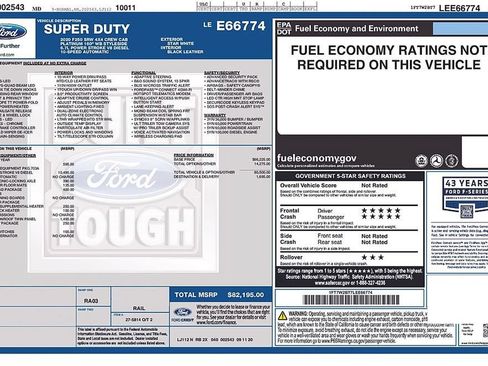 Used 2020 Ford F250 Platinum w/ FX4 Off-Road Package AWD/4WD image 3