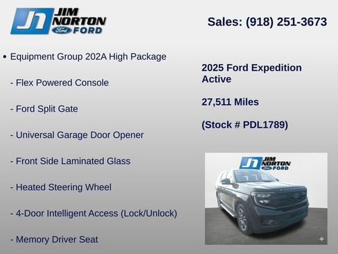 Used 2025 Ford Expedition Active AWD/4WD image 14