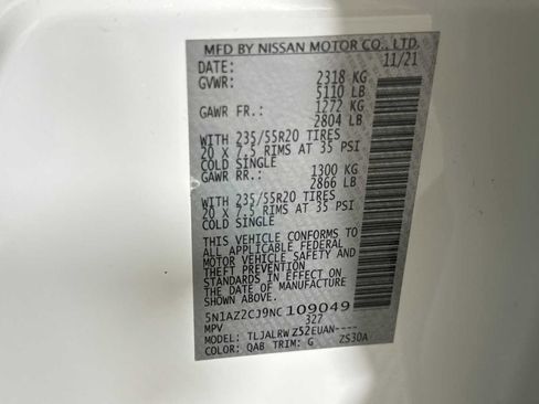 Used 2022 Nissan Murano SL image 29