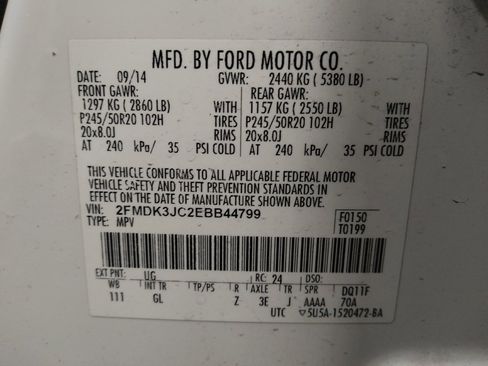 Used 2014 Ford Edge SEL w/ Equipment Group 205A FWD image 33
