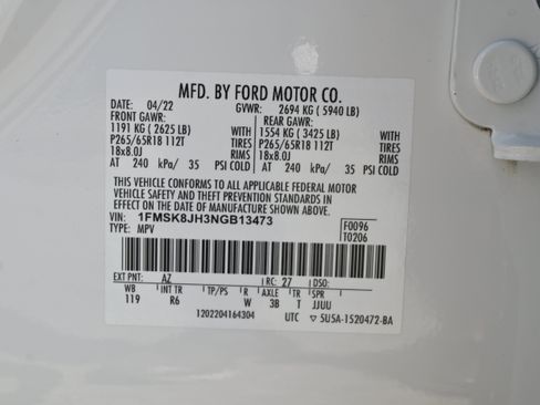 Used 2022 Ford Explorer Timberline AWD/4WD image 37