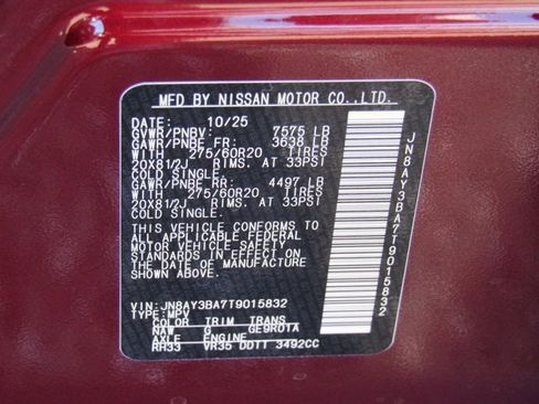 New 2026 Nissan Armada SL image 15