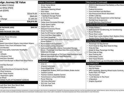 Used 2020 Dodge Journey SE w/ Blacktop Package FWD image 2