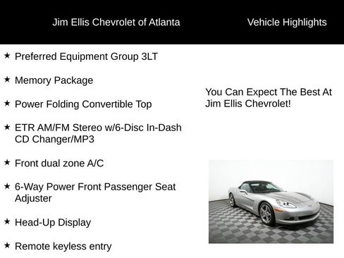 Used 2006 Chevrolet Corvette Convertible w/ Preferred Equipment Group image 5