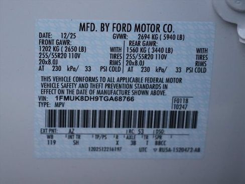New 2026 Ford Explorer Active w/ Active Comfort Package AWD/4WD image 32