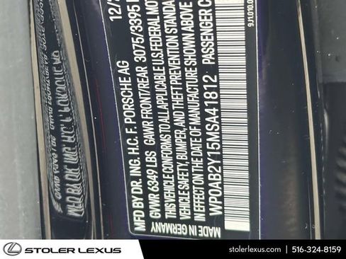 Used 2021 Porsche Taycan 4S image 16