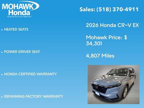 Certified 2026 Honda CR-V EX image 14