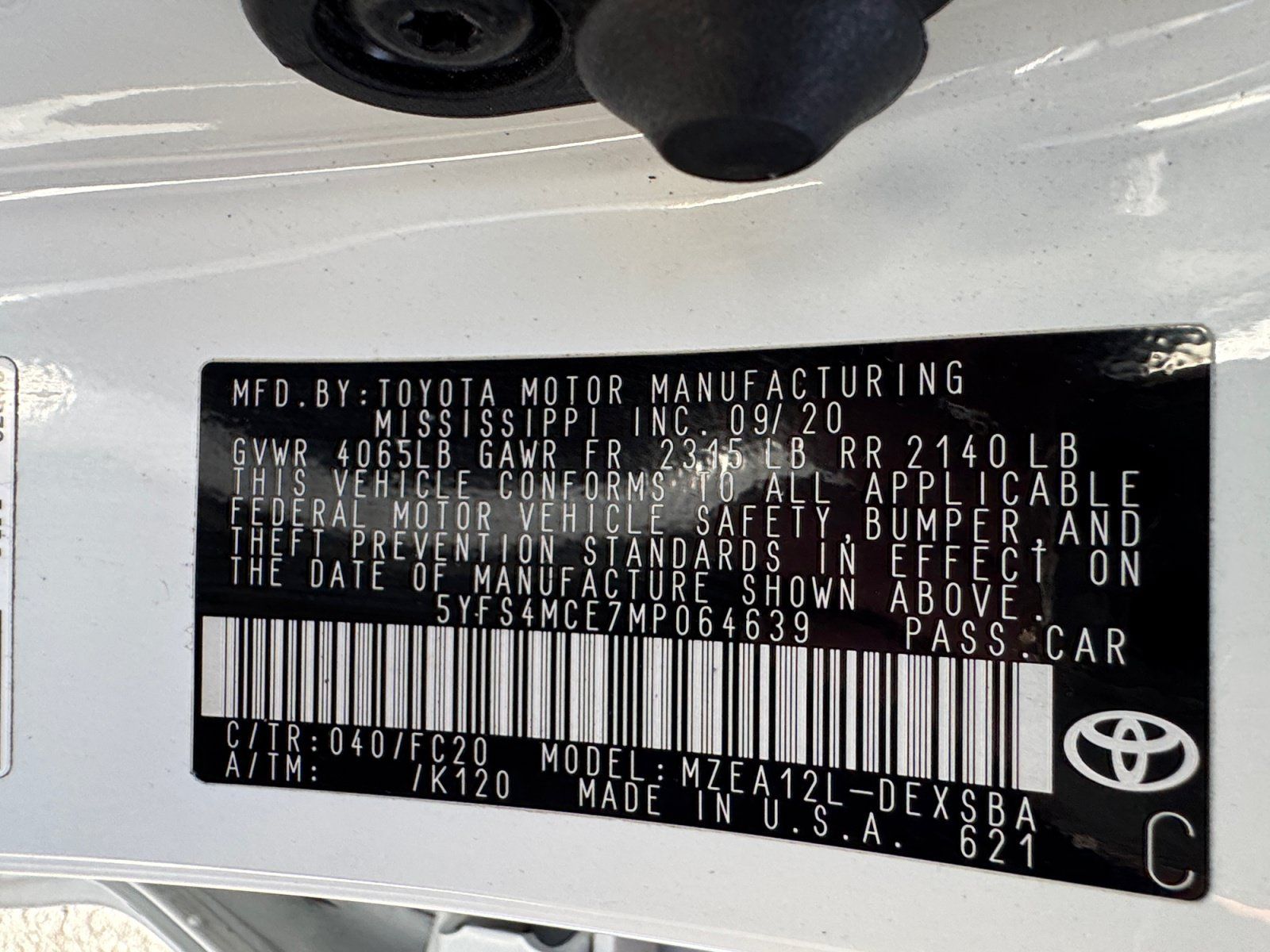 Used 2021 Toyota Corolla SE w/ Carpet Mat Package (TMS) FWD image 18
