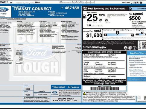 Used 2020 Ford Transit Connect XL image 8