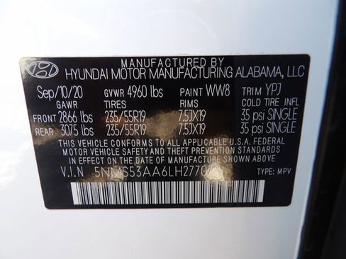 Used 2020 Hyundai Santa Fe Limited FWD image 23