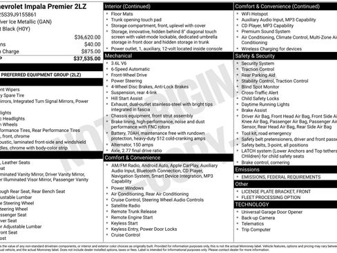 Used 2018 Chevrolet Impala Premier image 5