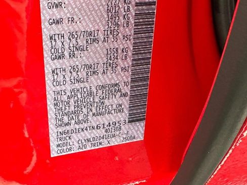 New 2026 Nissan Frontier PRO-4X w/ Pro-4x Convenience Package image 15