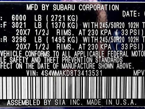 Used 2026 Subaru Ascent Touring w/ Popular Package #2 AWD/4WD image 28