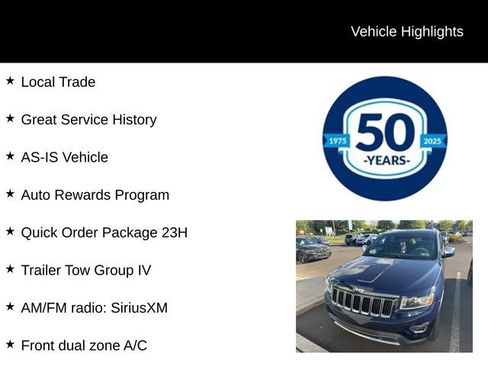 Used 2015 Jeep Grand Cherokee Limited w/ Trailer Tow Group IV AWD/4WD image 5