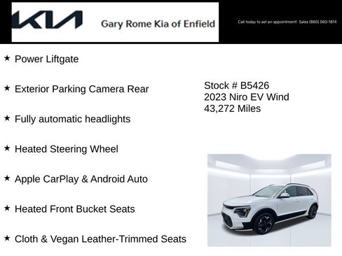Certified 2023 Kia Niro Wind w/ Wind Preserve Package FWD image 20
