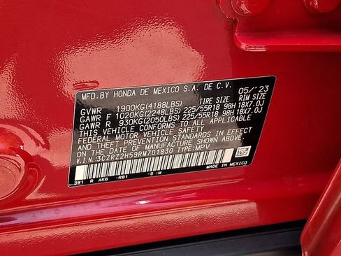 Certified 2024 Honda HR-V Sport image 28