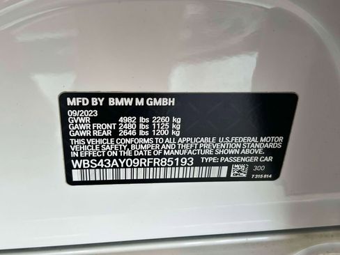 Used 2024 BMW M3 Competition w/ M Carbon Exterior Package AWD/4WD image 19