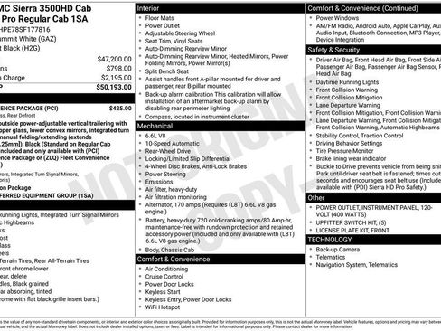 New 2025 GMC Sierra 3500 Pro w/ Convenience Package RWD image 33