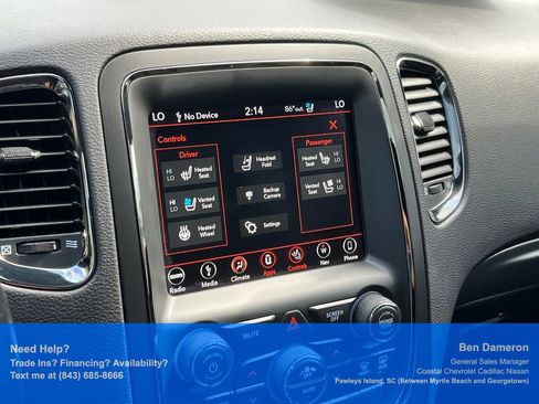 Used 2018 Dodge Durango R/T w/ Blacktop Package RWD image 42