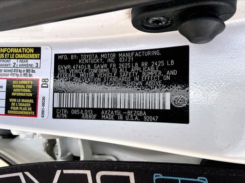Used 2021 Lexus ES 250 w/ Premium Package AWD/4WD image 37