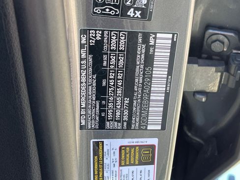 Certified 2023 Mercedes-Benz EQS 450+ 4MATIC SUV w/ Pinnacle Trim Package image 10