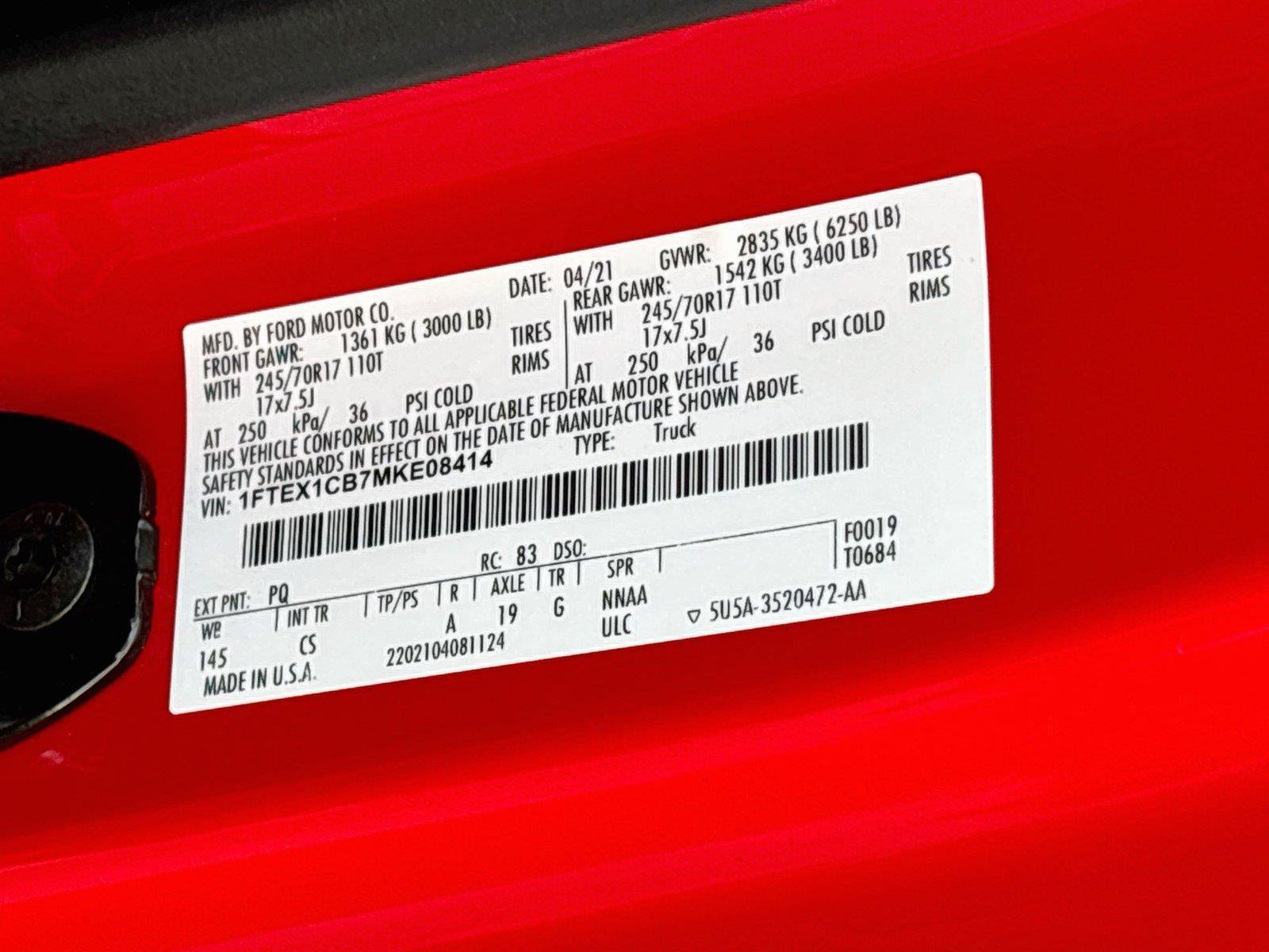 Used 2021 Ford F150 XL w/ XL Power Equipment Group RWD image 29