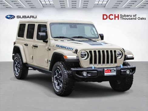 Used 2022 Jeep Wrangler Unlimited Rubicon 4xe w/ Steel Bumper Group image 3