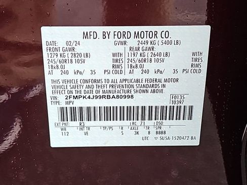 Used 2024 Ford Edge SEL image 34