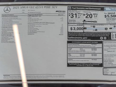 New 2025 Mercedes-Benz GLC 63 AMG S image 35