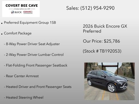 New 2026 Buick Encore GX Preferred w/ Comfort Package FWD image 6