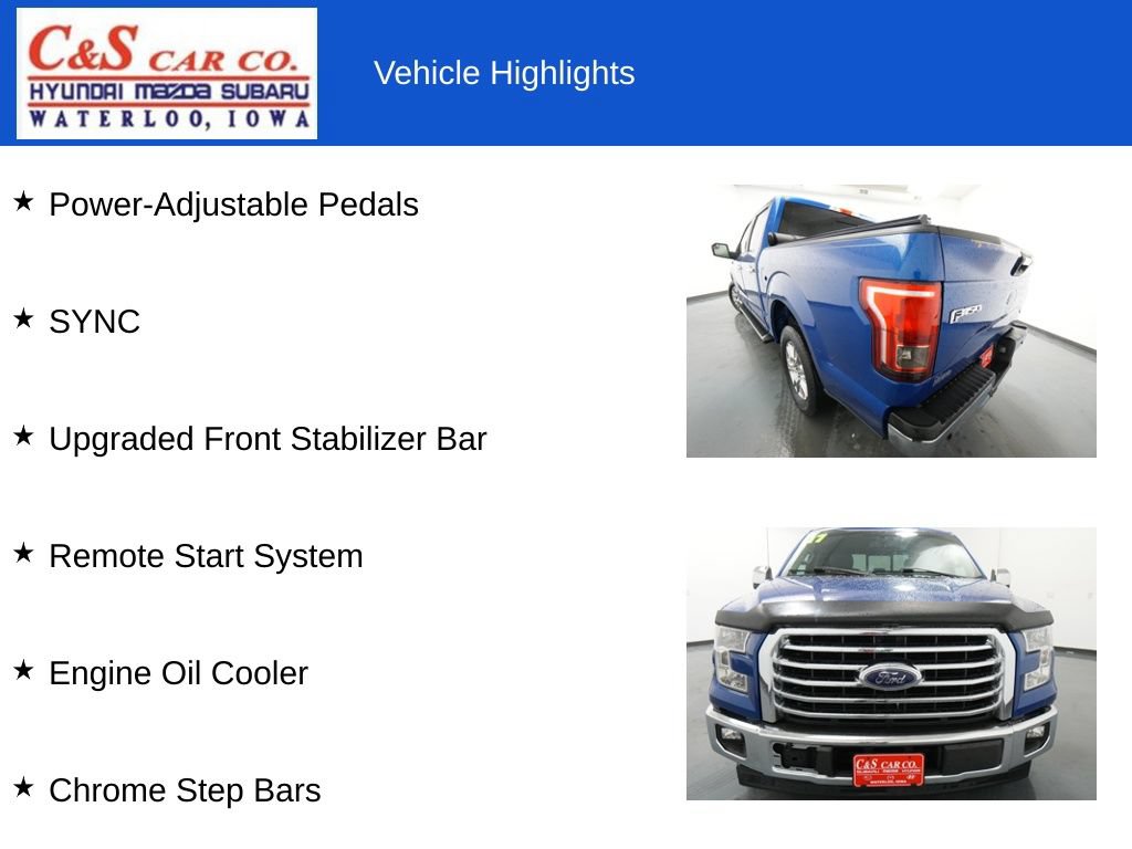 Used 2017 Ford F150 XLT w/ Equipment Group 302A Luxury RWD image 13