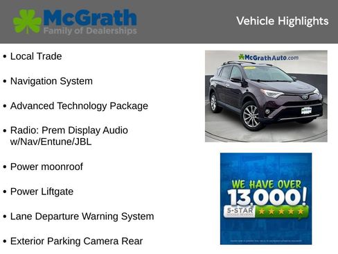 Used 2016 Toyota RAV4 Limited w/ Advanced Technology Package AWD/4WD image 5