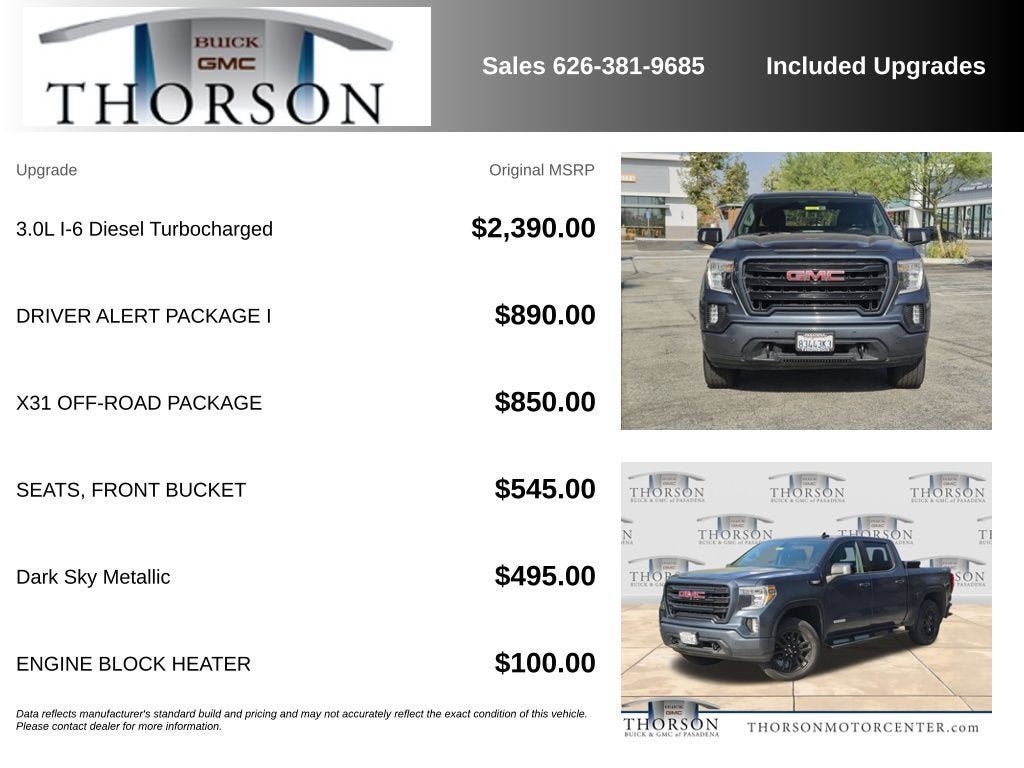 Used 2022 GMC Sierra 1500 Elevation w/ Driver Alert Package I AWD/4WD image 6