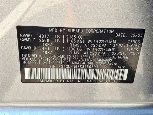 New 2025 Subaru Crosstrek 2.5i Limited image 21