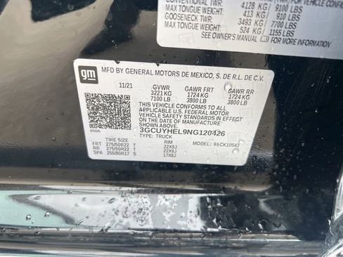 Certified 2022 Chevrolet Silverado 1500 High Country w/ Safety Package II AWD/4WD image 31