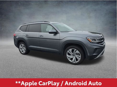 Used 2021 Volkswagen Atlas SE w/ Panoramic Sunroof Package FWD image 3
