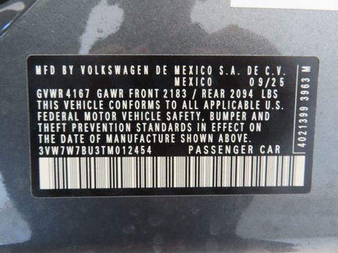 New 2026 Volkswagen Jetta SE image 29