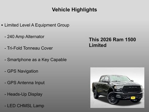 New 2026 RAM 1500 Limited AWD/4WD image 31