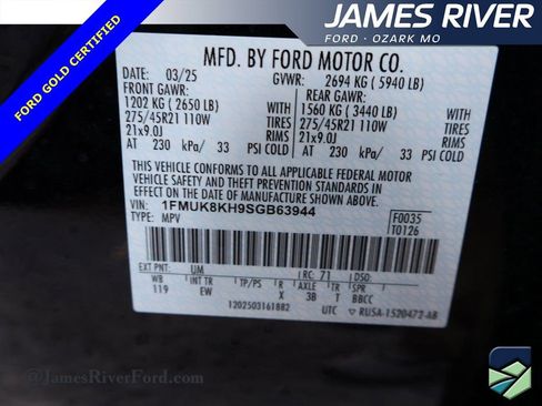 Certified 2025 Ford Explorer ST-Line w/ ST-Line Street Pack image 41