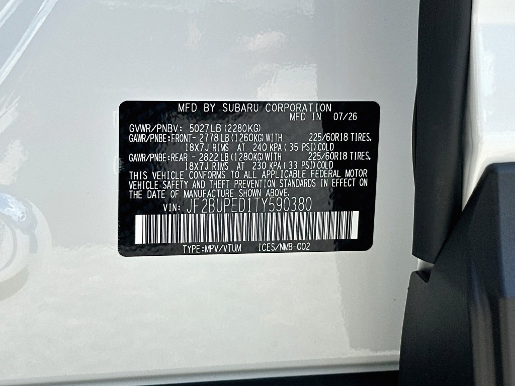 New 2026 Subaru Outback Touring AWD/4WD image 33