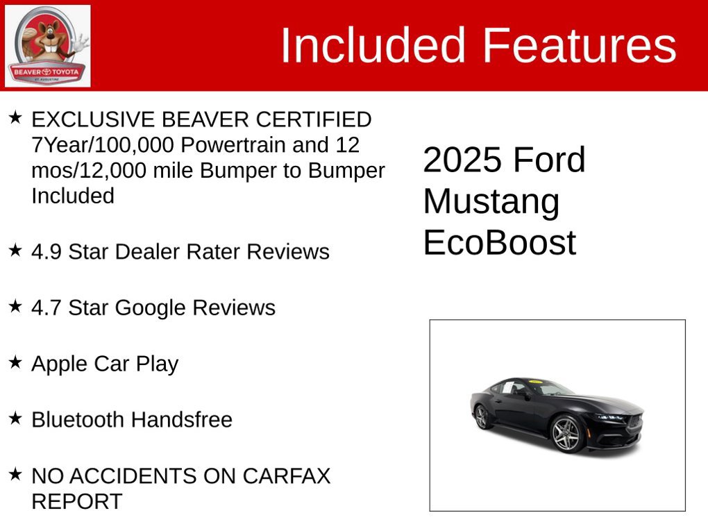 Used 2025 Ford Mustang Coupe RWD image 4