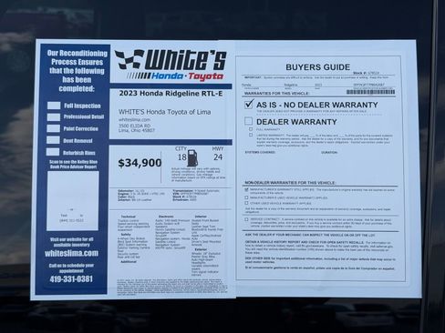 Used 2023 Honda Ridgeline RTL-E image 41