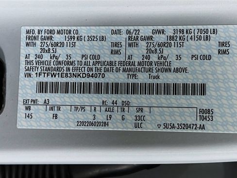 Certified 2022 Ford F150 XLT w/ Equipment Group 302A High AWD/4WD image 34