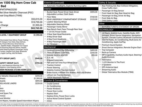 Certified 2023 RAM 1500 Big Horn AWD/4WD image 43