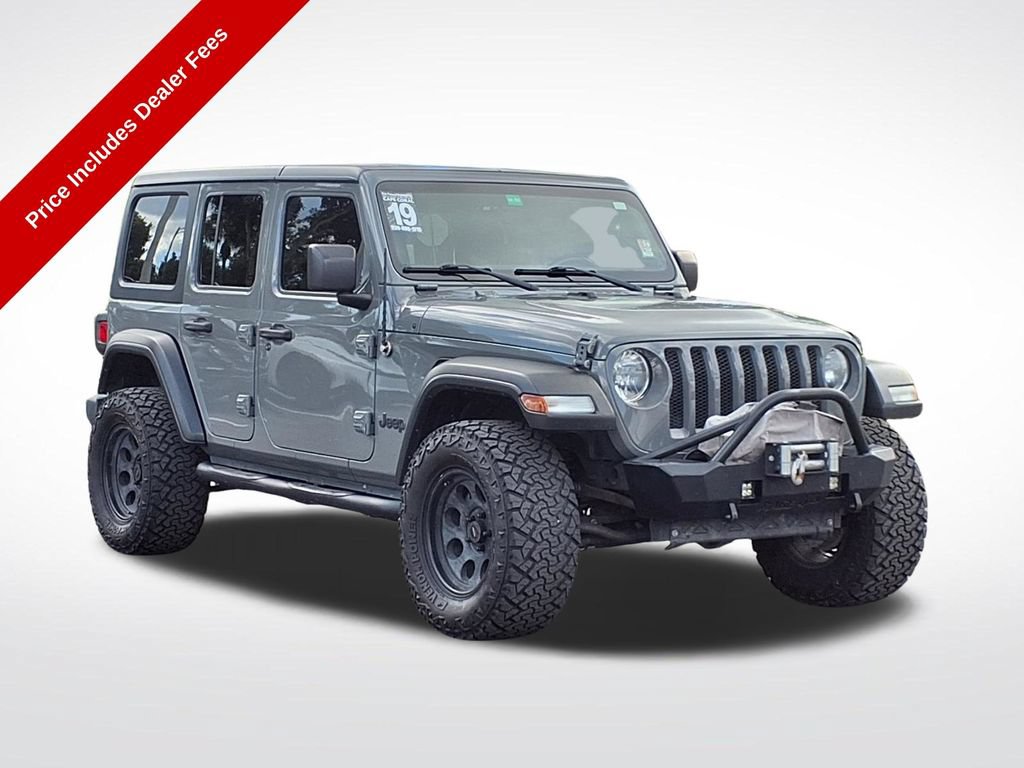 Used 2019 Jeep Wrangler Unlimited Sport S AWD/4WD image 1