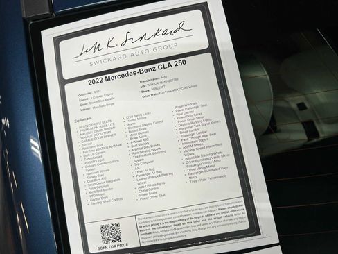Certified 2022 Mercedes-Benz CLA 250 4MATIC image 39