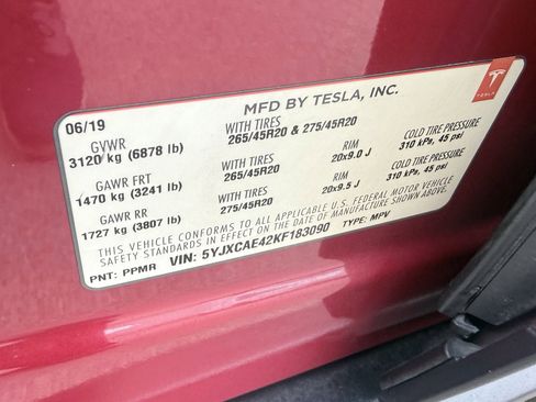 Used 2019 Tesla Model X Performance AWD/4WD image 27
