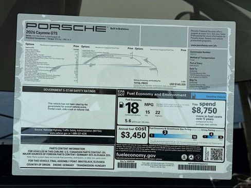 New 2026 Porsche Cayenne GTS image 26