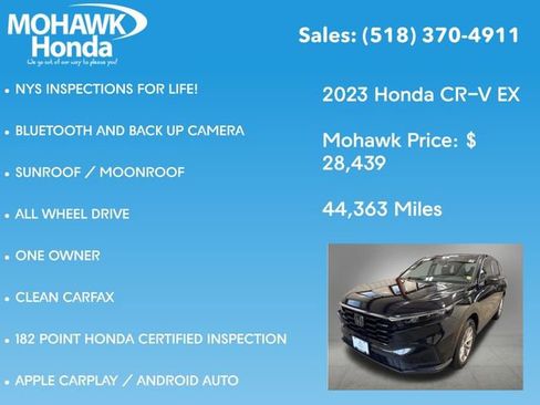 Certified 2023 Honda CR-V EX image 7